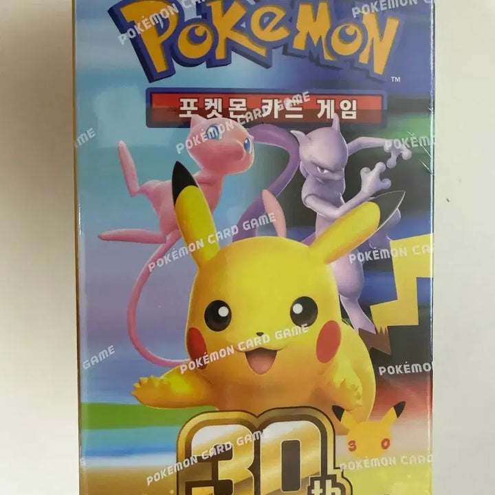 [BUNJANG] Pokemon 30th Anniversary Box (Outer Plastic Wrap Included) / (겉비닐O) 포켓몬 30주년 박스