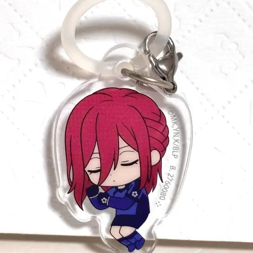 [BUNJANG] Blue Lock Flat Marking Accessories: Sleeping Nagi &amp; Meguru Bachira Keychain / 블루록 플랫 마킹 악세서리 잠자는 대열 메지루시 치기리