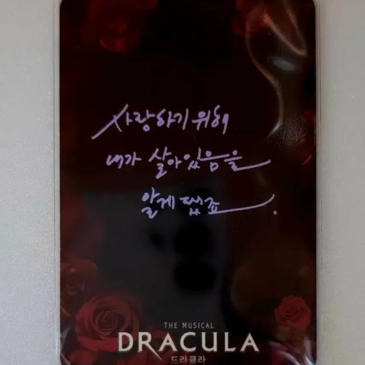 [BUNJANG] Dracula Jiyeon Park Photocard / 드라큘라 박지연 포카