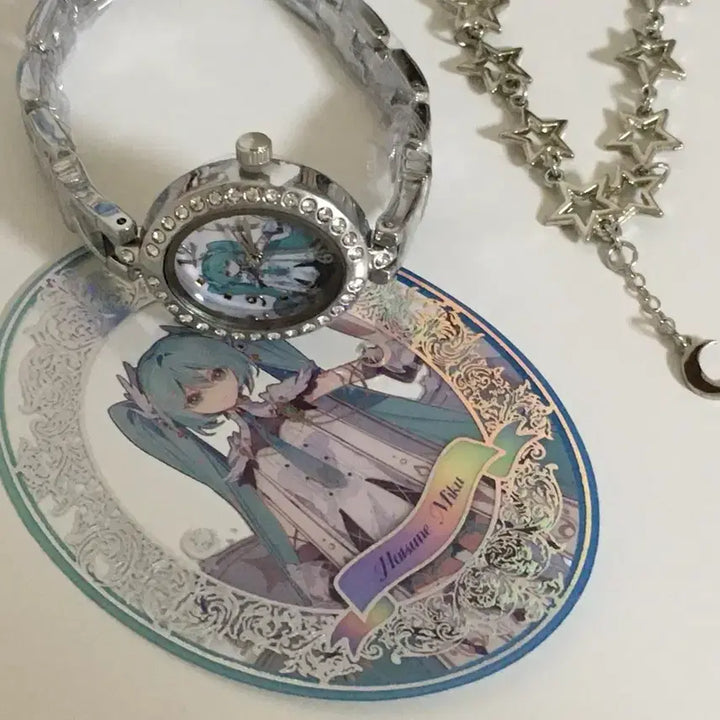 [BUNJANG] Vocaloid Hatsune Miku Watch Set / 급처 ) 보컬로이드 하츠네미쿠 시계 판매