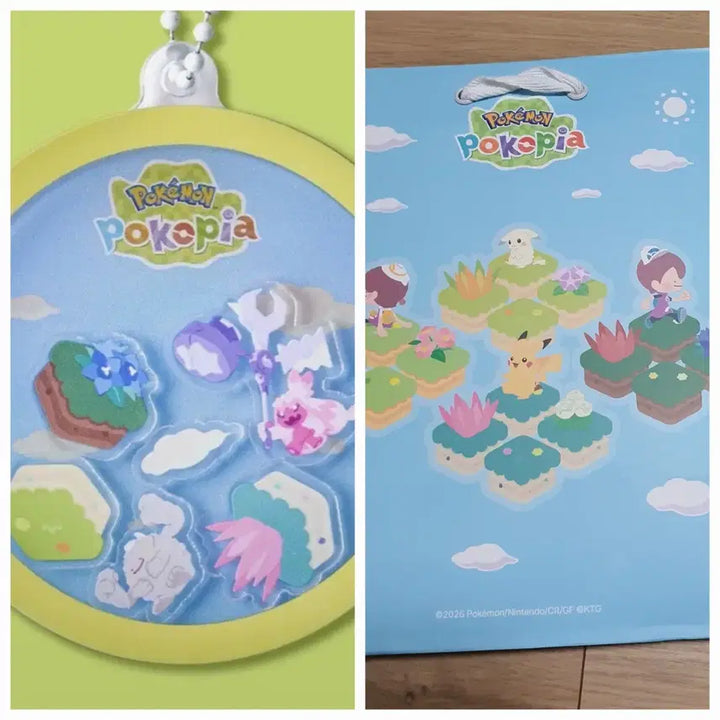 [BUNJANG] Pocopia Popup Acrylic Shaker Dudri Jjang &amp; Ditto Small Shopping Bag Bundle Set / 무신사 포코피아 팝업 아크릴쉐이커 두드리짱&amp;메타몽데구리, 쇼핑백 일괄