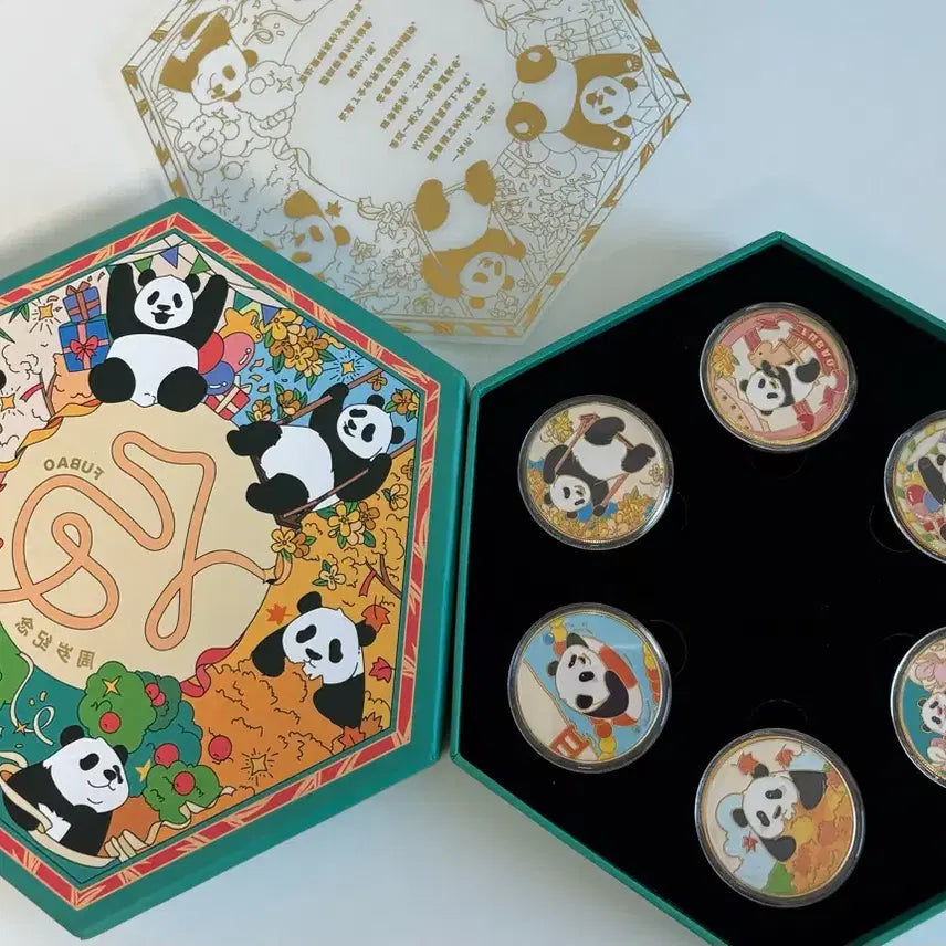 [BUNJANG] Fu Bao 6th Birthday Commemorative Coin Set / 푸바오 선수핑 주화6살