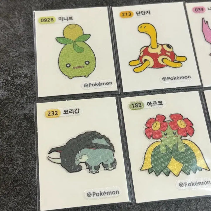 [BUNJANG] Pokemon Stickers Bundle Set / 포켓몬 띠부씰 일괄