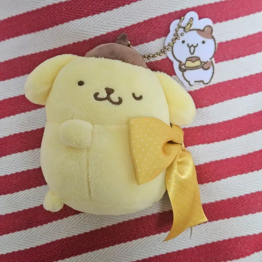 [BUNJANG] Pompompurin Plush with Yellow Ribbon / 노랑리본 폼폼푸린 인형