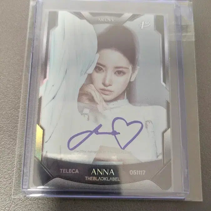 [BUNJANG] Teleca Anna Myao Autograph Card / 테레카 teleca 미야오 안나 오토그래프 친필사인 카드 팝니다.