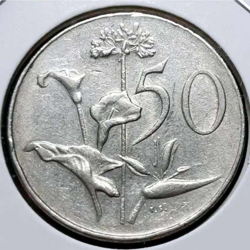 [BUNJANG] South Africa 1968 50 Cent Large Coin / 남아프리카 공화국 1968년 50센트 대형주화.외국주화 주화 화폐 동전