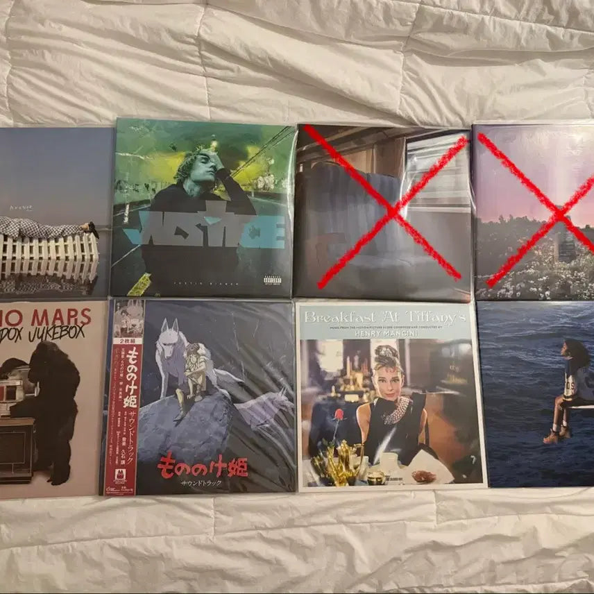 [BUNJANG] Various Artists Limited Edition Colored Vinyl LP Bundle / 기리보이 브루노마스 저스틴비버 지브리 티파니에서 아침을 SZA 한정 컬러 LP 바이닐
