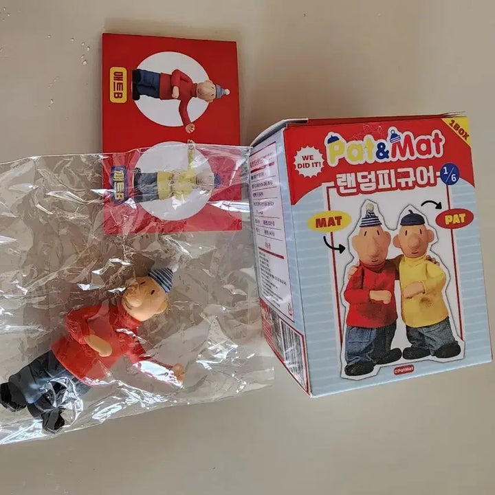 [BUNJANG] Pat &amp; Mat Random Figure Matt B / 패트와매트 랜덤 피규어 매트B