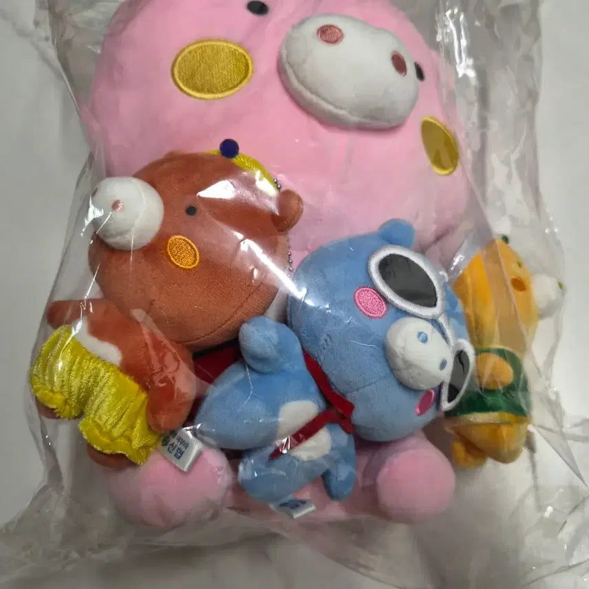 [BUNJANG] Shinhyup Eobuba Aladdin Pig Doll Keychain Set / 신협 어부바 알라딘  돼지인형 키링 세트 판매합니다.(새상품,텍o)