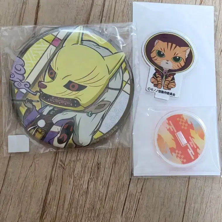[BUNJANG] Mononoke Ku-Ji Big Can Badge Acrylic Stand Bundle Set / 모노노케 쿠지 빅캔뱃지 아크릴스탠드