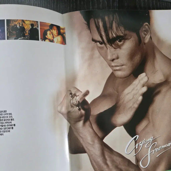 [BUNJANG] Crying Freeman Movie Flyer / 크라잉 프리맨 /영화전단지/영화자료/고전희귀