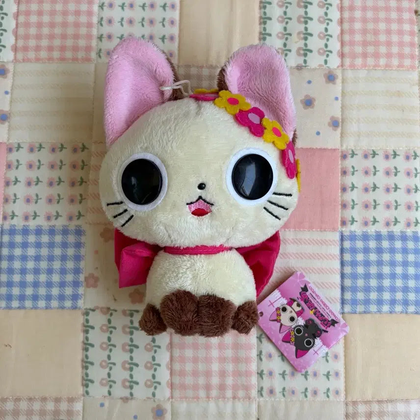 [BUNJANG] Japanese Vintage Cat Vampire Plush Toy / 일본 고전 빈티지 냥파이어 인형