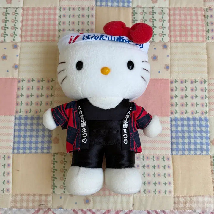 [BUNJANG] Sanrio Classic Hello Kitty Matsuri Series Doll / 산리오 고전 헬로키티 한다 야마차 마츠리 시리즈 인형 고전 키티