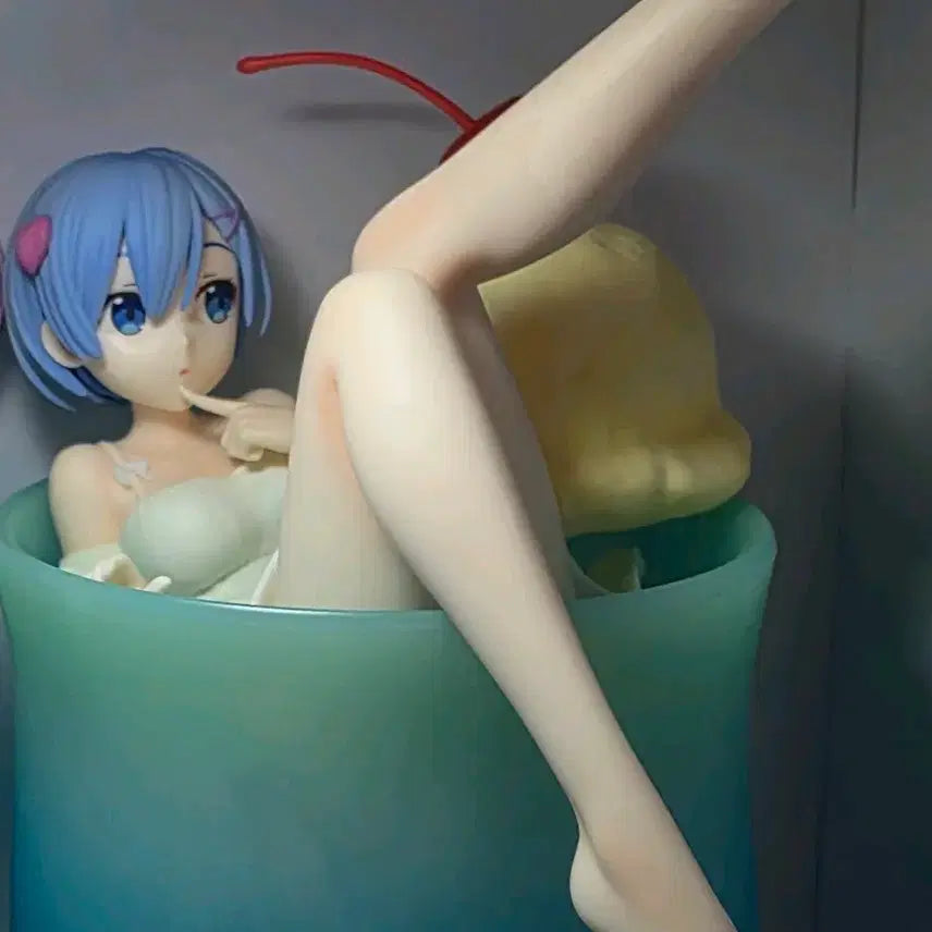 [BUNJANG] Rem Cream Soda 1/7 Scale Figure (Re:Zero) by El-Coco / 개봉) 리제로 렘 크림소다 피규어 엘코코 1/7 스케일 Re:제로