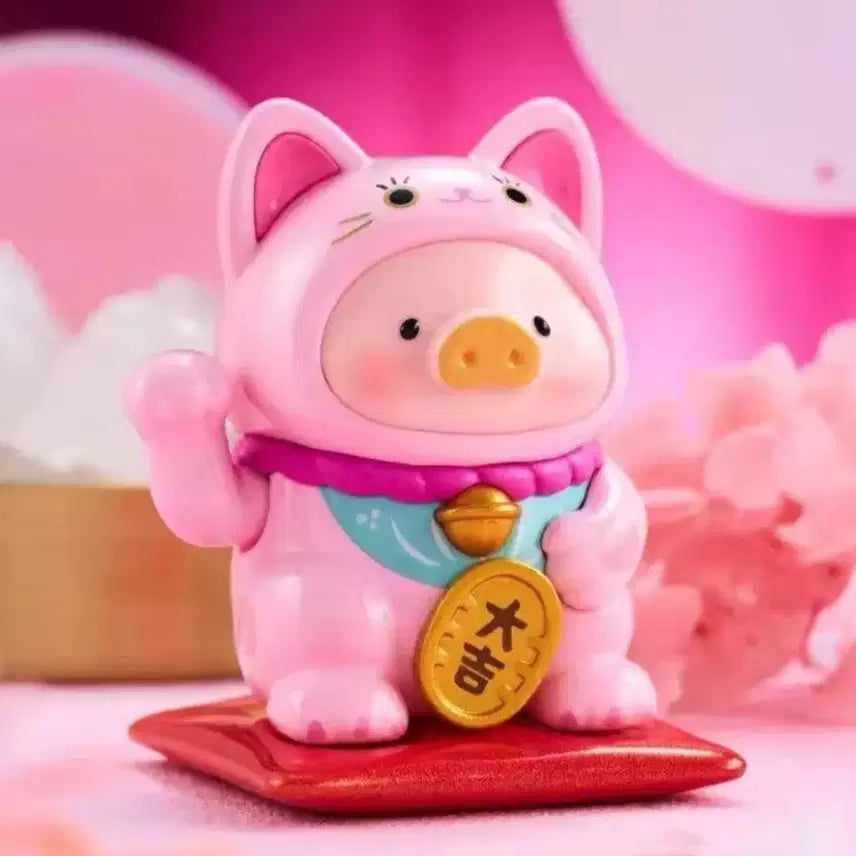 [BUNJANG] Maneki Ruru (Pink) Waving Cat Figurine / 마네키루루(핑크)