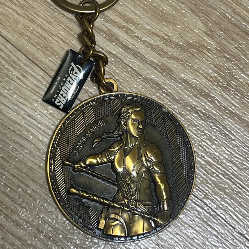 [BUNJANG] Avengers: Endgame Black Widow Metal Keychain / 어벤져스 엔드게임 영화관 굿즈 블랙위도우