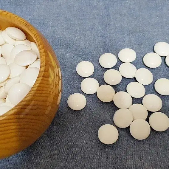 [BUNJANG] Japanese "Clam Shell" Baduk Stones (38mm) - High Grade / (가격확다운)(대합조개) 일본산 최상급 38호
