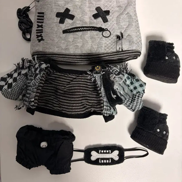 [BUNJANG] 20cm Cotton Doll Clothing Set / 20cm 솜인형 옷세트