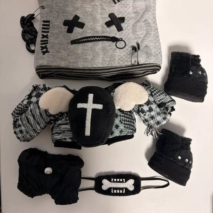 [BUNJANG] 20cm Cotton Doll Clothing Set / 20cm 솜인형 옷세트