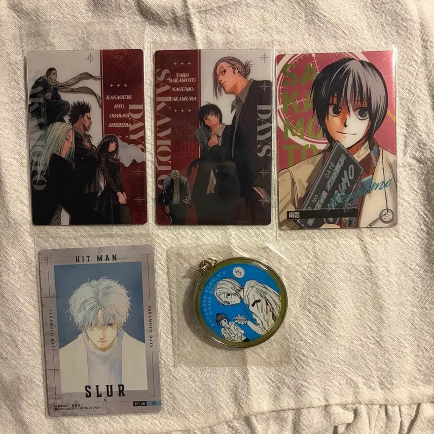 [BUNJANG] Sakadae Shin Nagumo Wafers Card &amp; Keyring Bundle Set / 사카데이 신 나구모 오더 슬러 원화 웨하스 카드&amp;키링 일괄