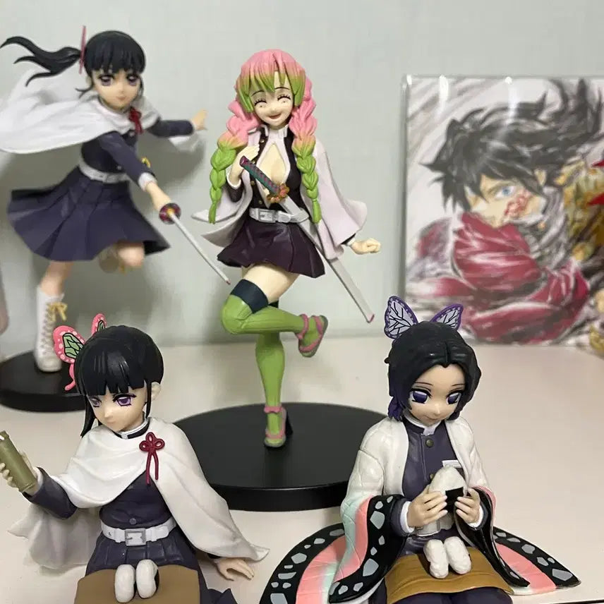 [BUNJANG] Demon Slayer 4-Figure Bundle Set / 귀멸의칼날 피규어 4종 일괄판매