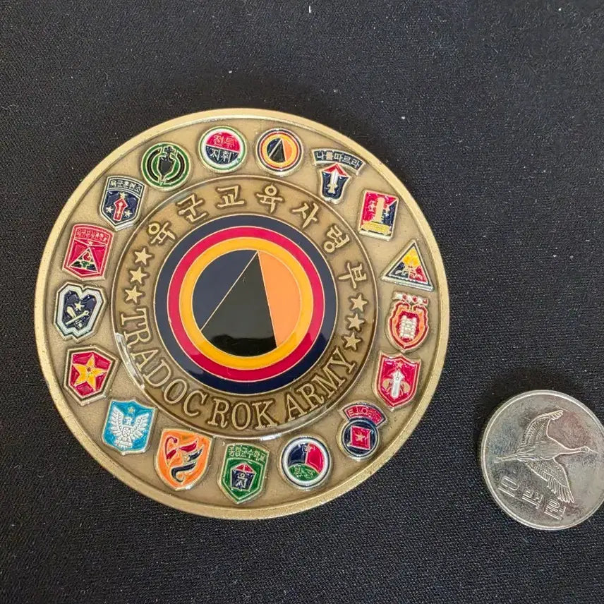 [BUNJANG] ROK Army Training &amp; Doctrine Command (TRADOC) Unit Coin / 군대부대코인(대코인) 거품뺀 가격