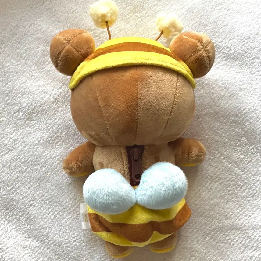 [BUNJANG] Original Rilakkuma "Honeybee" Plush Doll (21cm) / 고전 정품 꿀벌 리락쿠마 인형 21cm