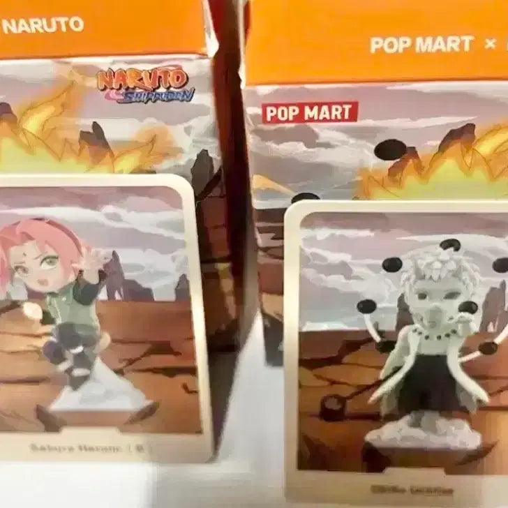 [BUNJANG] Pop Mart Naruto Shippuden Obito &amp; Sakura Bundle Set (Unsealed) / 나루토 팝마트 질풍전 오비토 사쿠라 일괄 미개봉