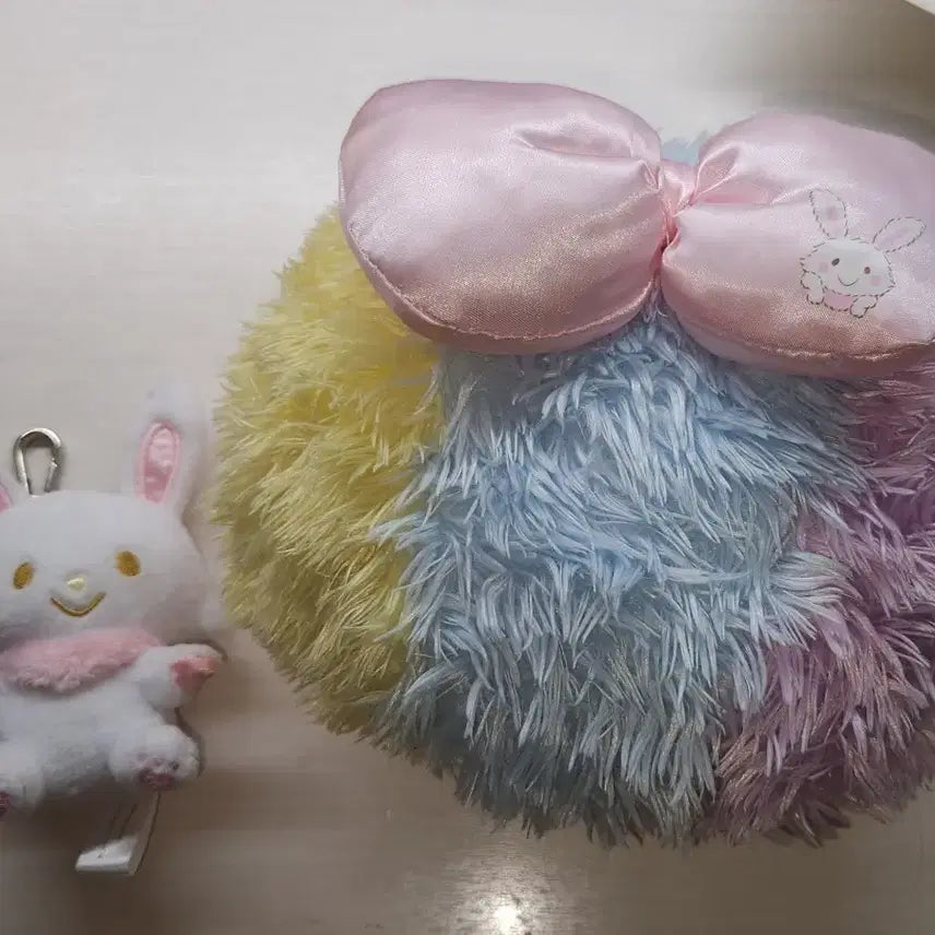 [BUNJANG] Wish Me Mell Nui Keychain Tail Pouch Bundle Set / 위시미멜 인형 누이 키링 꼬리 파우치 일괄