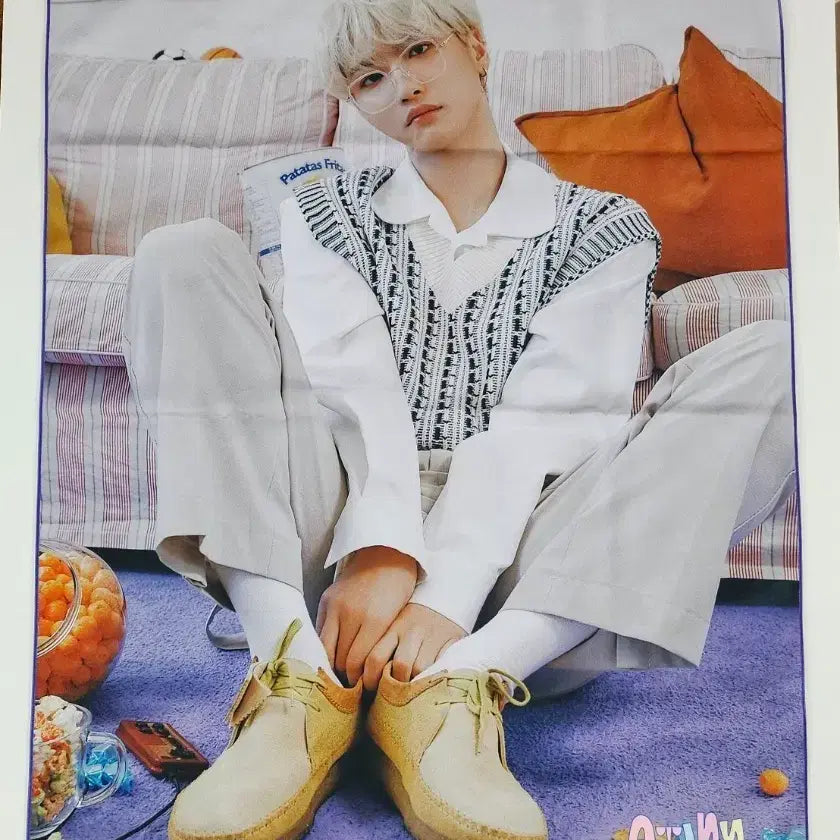 [BUNJANG] ATEEZ Seonghwa Blind Fabric Poster Debut 4th Anniversary ATINY ROOM Pop-up MD / 에이티즈 박성화 블라인드 패브릭 포스터 에이티즈 데뷔 4주년 기념 에이티니룸 팝업 MD