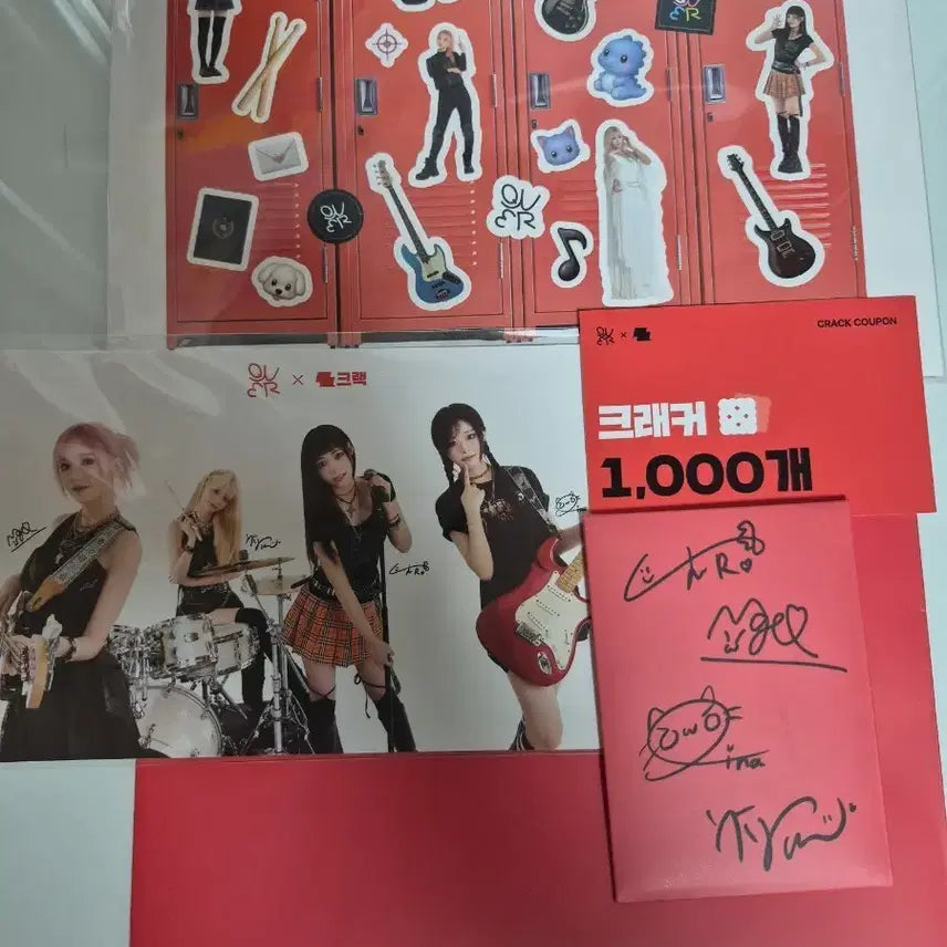 [BUNJANG] QWER Event Photocard Set / qwer크랙 이벤트 포토카트 세트