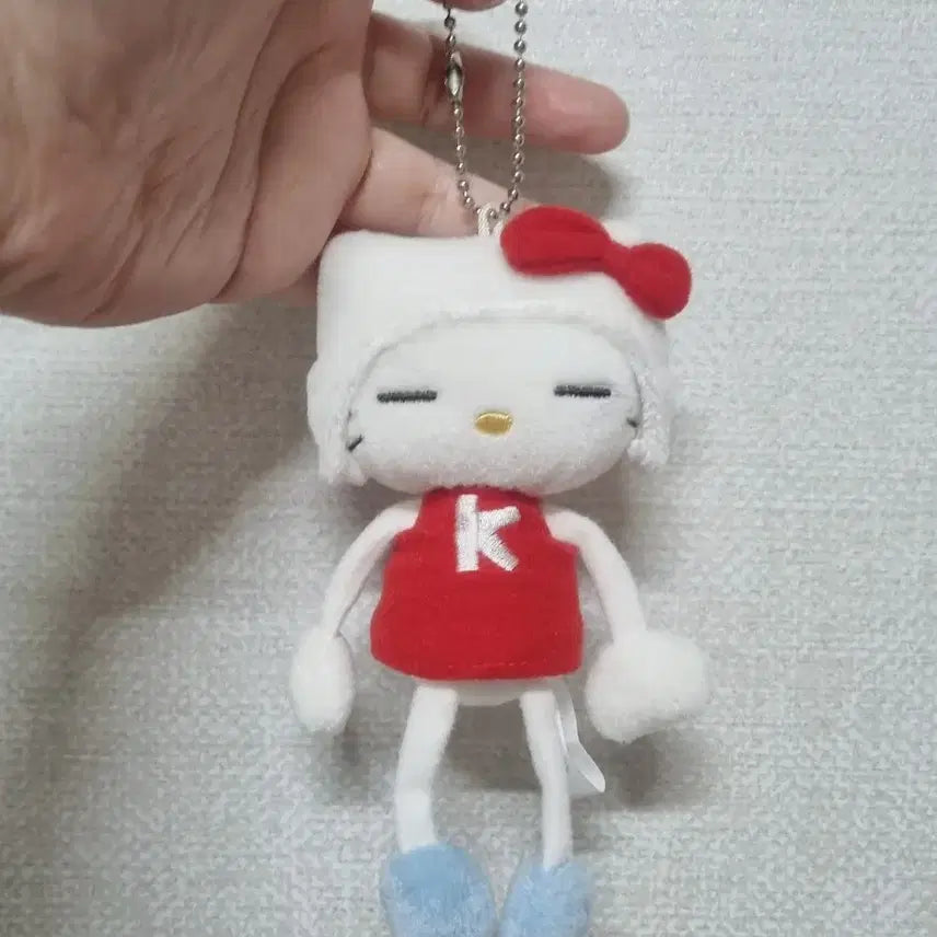 [BUNJANG] Classic Kitty "Comickey" Long-Legged Plush Mascot / 고전 키티 코믹키티 달랑이 롱다리 인형 마스코트