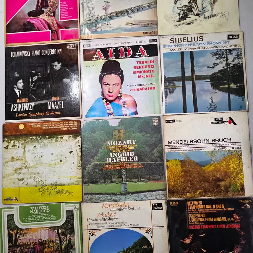[BUNJANG] 12-Inch Classical Music LP Bundle (72 Records) / 라이센스 클래식 LP 72장 일괄 판매