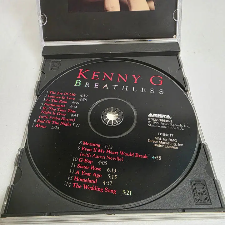[BUNJANG] Kenny G Breathless Album / 케니 지 KENNY G - Breathless