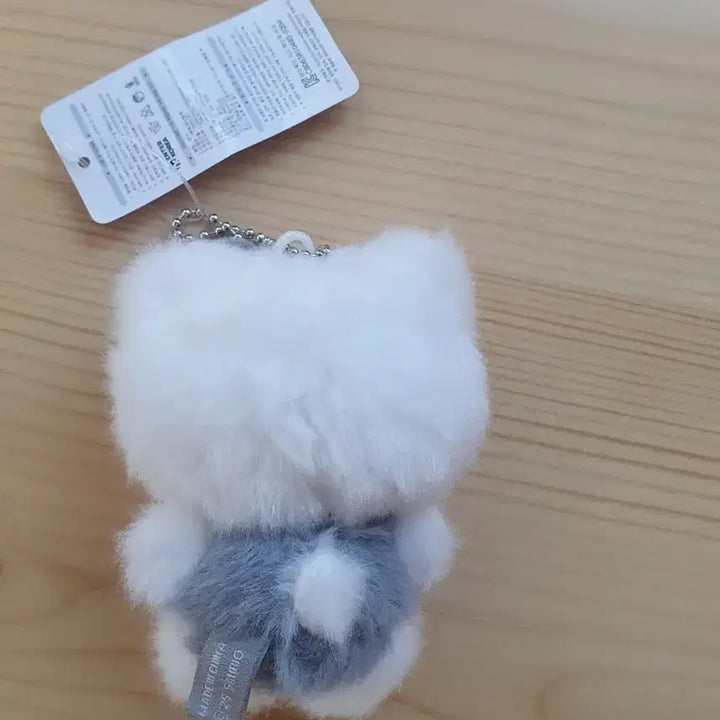 [BUNJANG] Sanrio Monotone Kitty Plush Charm New / 산리오 모노톤 키티 인형 키링 새상품