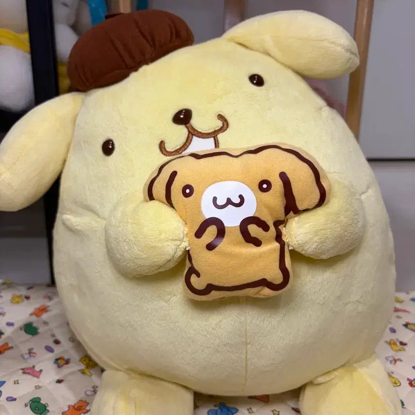 [BUNJANG] Pompompurin Tart Holding Plush / 타르트 안고있는 폼폼푸린 인형