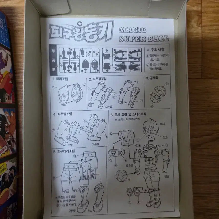 [BUNJANG] Elephant Pigu Wang Tongki Plastic Model Kit / 코끼리 피구왕통키 프라모델 고전프라 고전완구