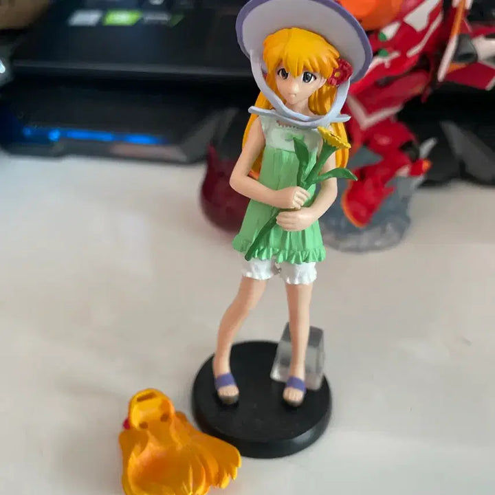 [BUNJANG] Evangelion Asuka Langley Soryu Mini Figure / 고전 초카와이한 유년기 아스카 미니 피규어 에반게리온