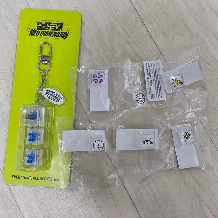 [BUNJANG] NCT 10th Anniversary Exhibition Keycap Keyring Bundle Set / 엔시티 10주년 전시회 키캡 키링 위시 일괄