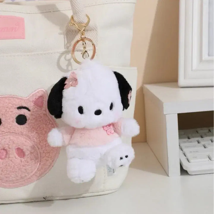 [BUNJANG] Sakura Pochacco Keychain / 벚꽃 포차코 키링