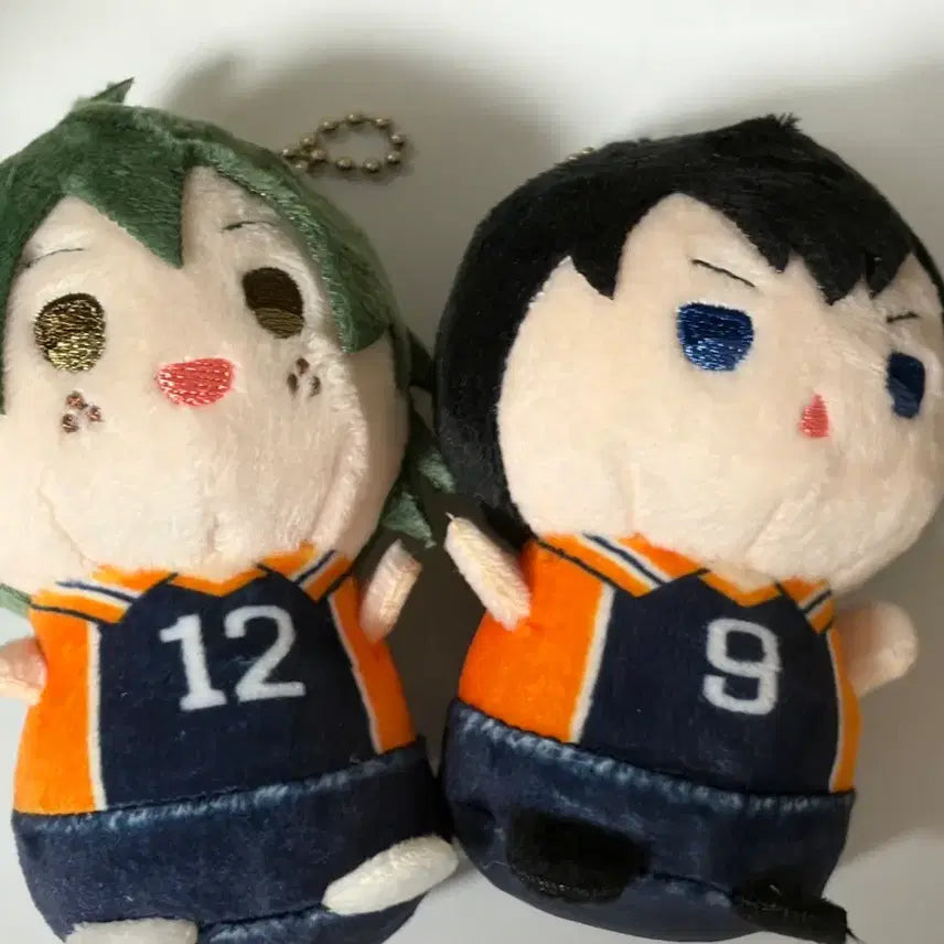 [BUNJANG] Haikyuu!! Kageyama &amp; Yamaguchi Plush Keychains Bundle Set / 하이큐 카게야마 야마구치 인형키링 일괄판매