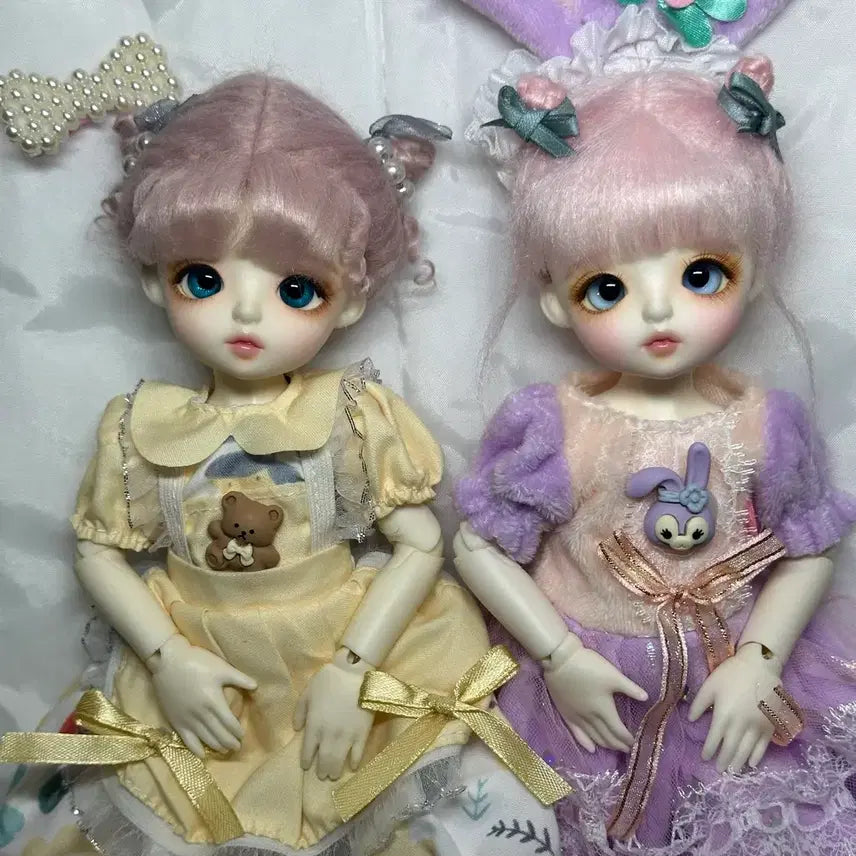 [BUNJANG] USD Ball-Jointed Doll Dress Set Bundle / 일괄가격) 구체관절인형 usd 드레스 2세트