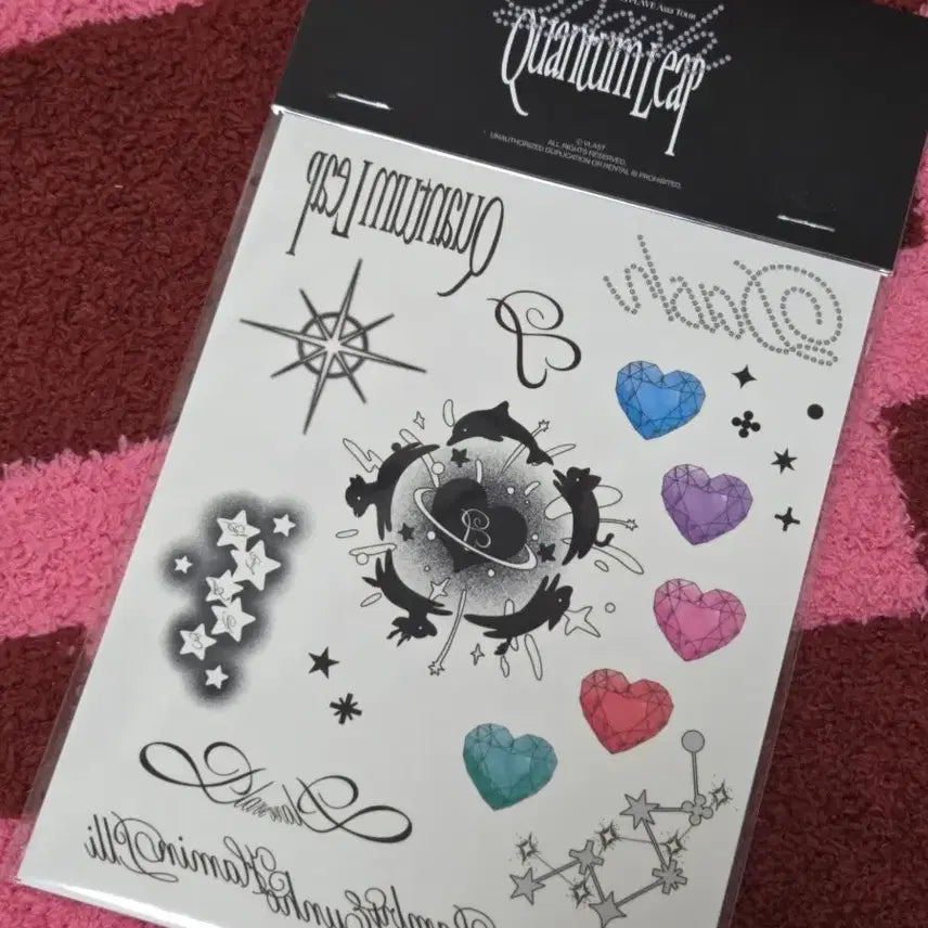 [BUNJANG] PLAVE Quantum Leap Tour Tattoo Sticker (Sealed) / 플레이브 퀀텀 리프 타투 스티커 미개봉