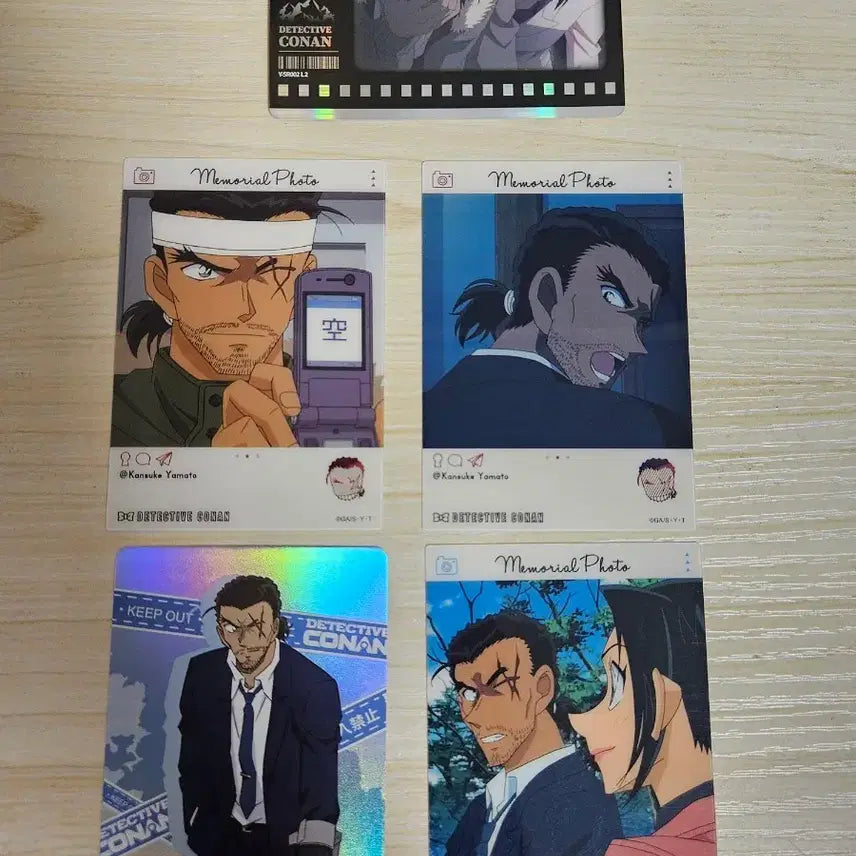 [BUNJANG] Detective Conan Yamato Kansuke Illustration Card Bundle Set / 명탐정 코난 야마토 칸스케 일러스트 카드 일괄