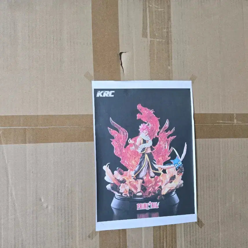 [BUNJANG] Fairy Tail Natsu Resin Figure with LED / 페어리테일 나츠 레진 피규어
