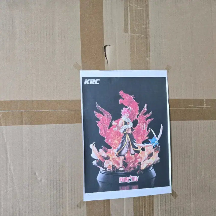 [BUNJANG] Fairy Tail Natsu Resin Figure with LED / 페어리테일 나츠 레진 피규어