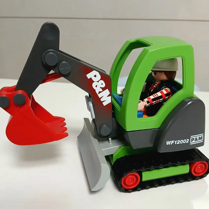 [BUNJANG] Playmobil 3279 3003 Excavator Forklift Construction Set / 플레이모빌 건설세트 (3279/3003) 포크레인/지게차