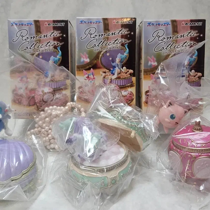 [BUNJANG] Pokemon Re-Ment Romantic Collection 3 Types Bundle Set / 포켓몬 리멘트 로맨틱 콜렉션 3종 일괄 판매