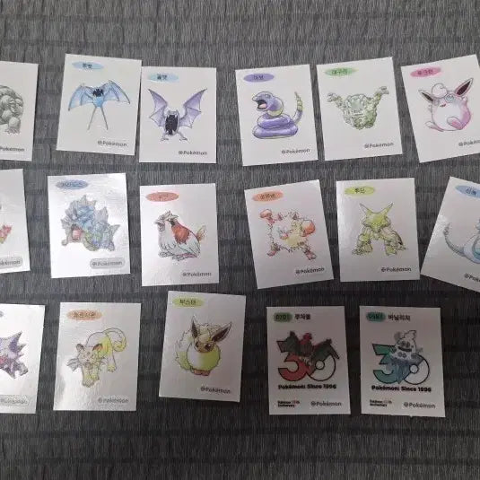 [BUNJANG] Pokemon Sticker Collection / 포켓몬 띠부씰 스티커