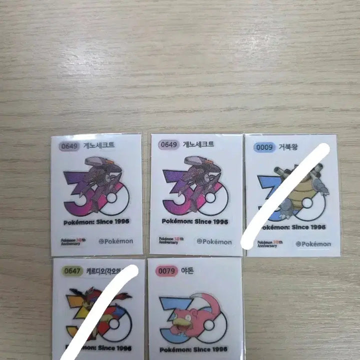 [BUNJANG] Pokemon 30th Anniversary Logo Sticker / 포켓몬 30주년 로고 띠부씰 판매